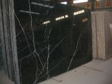 Nero Marquina Marble Slab, Black Marquina, Black and White Marble