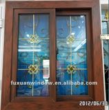 PVC Slider Window with Double Glazing Glass