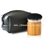 Black and White Kabuki Brush with Bamboo Handle (JDK-KBA172)