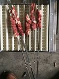 String Meat Machine by Manual Operation