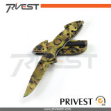 Camouflage Multipurpose Folding Blade Self Rescue Knife