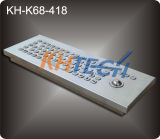 IP65 Desktop Stainless Steel PC Keyboard with Trackball