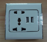 USB Universal 2 Pin/3 Pin Electrical Outlet