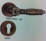 Zinc-Rosetter Lever Handle Lock