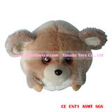 22cm Round Brown Hamster Plush Toys