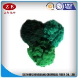 Green Regenerated Polyester Fibre / Recycled Polyester Fiber
