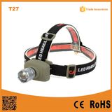 T27 AAA Plastic Camping Outdoor 3 Watt LED Cheap Headlamps