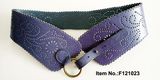 Vintage Pattern PU Belt