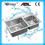 ABLinox stainless steel double sink