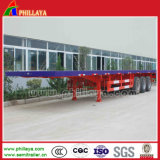 3 Axles 50 Tons Container Flatbed Semi Trailer