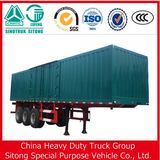 China Liangshan Factory Supply 3 Axle Box Trailer Cargo Semi Trailer