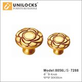 Flower Drawer Pull and Mini Furniture Knob (8056)