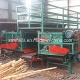 Double Slot Log Debarker Double Roller Wood Peeling Machine