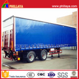 PVC Ply Curtain Side Trailer for Bulk Cargo Transportation