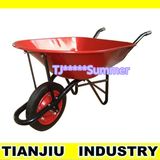 Heavy Duty Wheel Barrow Wb7500 with Powder Coating Tray