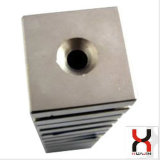 Rare Earth Block Magnet with Holes