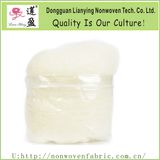 Carded Carbonized Wool Sample Bag - White