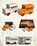 1: 32 Die Cast School Bus with Light and Sound (987-13)