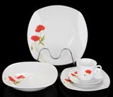 20PCS Porcelain Square Tableware/Dinner Set