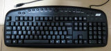 Computer Parts Wired USB/PS2 Multimedia Keyboard