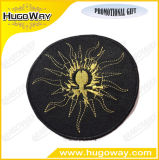 Round Shape Black Twill Patches