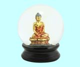 2014 New Style Golden Buddha Religion Snow Globe
