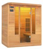 Red Cedar Far Infrared Sauna Room for 4 Person (FIS-04LC)