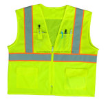 Safety Vest ANSI/Isea 107-2010 Class 2 Compliant (US010)