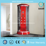 Clear Glass Red Small Shower Room (BLS-9842)
