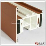 Aluminum Profile with Wood Grain Surface Treatment