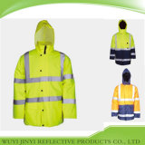 300d Oxford High Quality Reflective Safety Raincoat