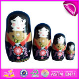 2014 Unique and Best Quality Matryoshka Dolls for Kids, Good Design Matryoshka Dolls for Children, Custom Matryoshka Dolls Factory W06D034