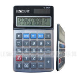 12 Digits Pocket Calculator with Aluminium Cover (LC352)