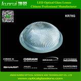 High Power LED Optical Glass Lens for High Bay Light (KR78G)