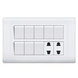 HYA-8 Gang Switch 2 Socket