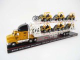 Big Friction Truck Toy with Small Cars En71