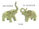 Ceramic Porcelain Elephant Crafts Gift for Wedding