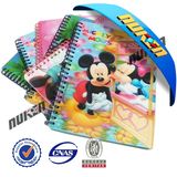 Wholesale Plastic Cover Lenticular 3D Notebook