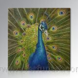 Modern Canvas Art Beautiful Peacock Painting (AN-090)