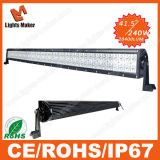 LED Lighting Bars 240W Dual Row LED 4X4 Bar Spotlight, CREE Chips LED Truck Light Bar Offroad Vehicles