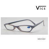 Plastic Reading Glasses with Crystal on Front (08VC038)
