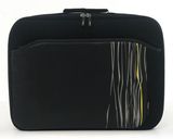 Single Shoulder Laptop Bag Black Computer Bag (SM5240)