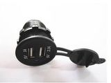 DC12V Waterproof Double Prot USB Socker for Motorcycle