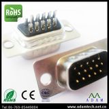 D-SUB HD 15 Pin Male Solder Type Manufactured in China