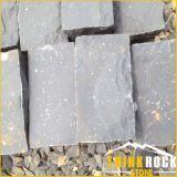Natural Black Basalt Cube Stone for Paving/Garden