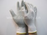 White Nylon Grey Latex Glove (DNL218)