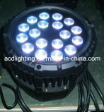 18* 4in1 RGBW 10W Full Color Outdoor LED PAR Can Light