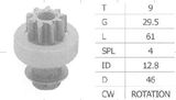 Starter Gear 33071 for Mitsubishi Series