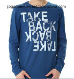 New Design Men Long Sleeves T-Shirt with Print
