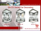 Elevator Cabin with White Acrylic Lighting Ceiling (SN-CD-155)